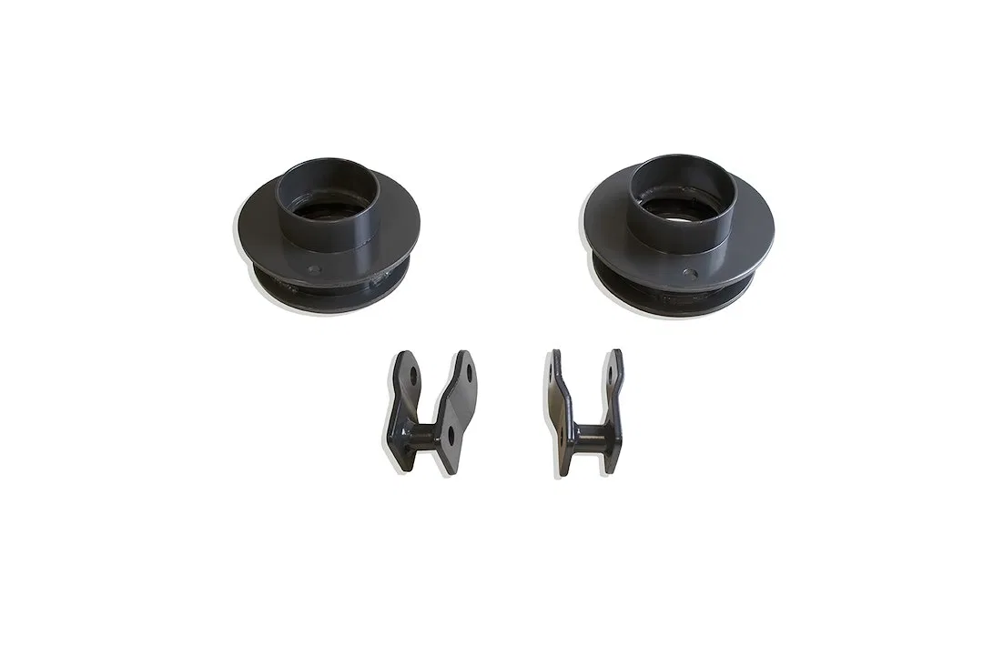 832820 – MAXTRAC Leveling Kit Suspension, 2 Inch Lift Coil Spring Spacers With Spacers/ Shock Extensions